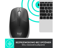 LOGITECH Mysz bezprzewodowa M190 Mid Grey 910-005906 - 615023 - zdjęcie 8